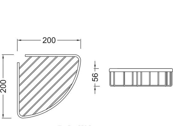 Aquatek без коллекции, Полка-решетка, AQ4906CR