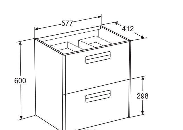 Roca Gap, Тумба для раковины, ZRU9302742