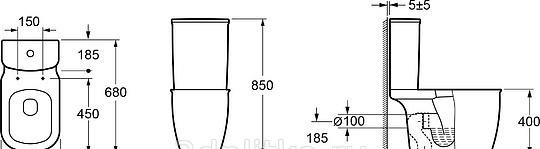 Grossman Comfort, Унитаз компакт, GR-N3013