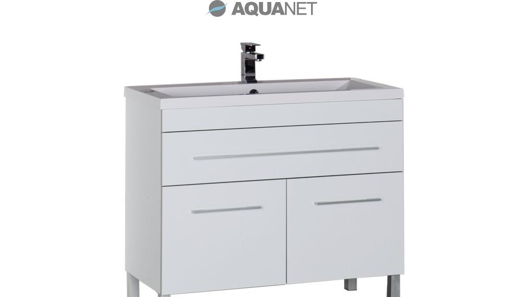 Aquanet Верона, Тумба для раковины, AURORA-1600-2A-SC-BL-P-R