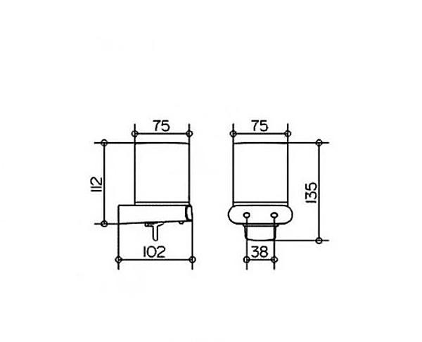 Keuco Elegance, Дозатор для жидкого мыла, 11652 009000 / 11652009000