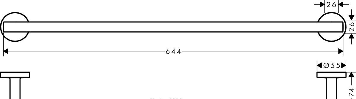 Hansgrohe Logis Universal, Полотенцедержатель, 41716000