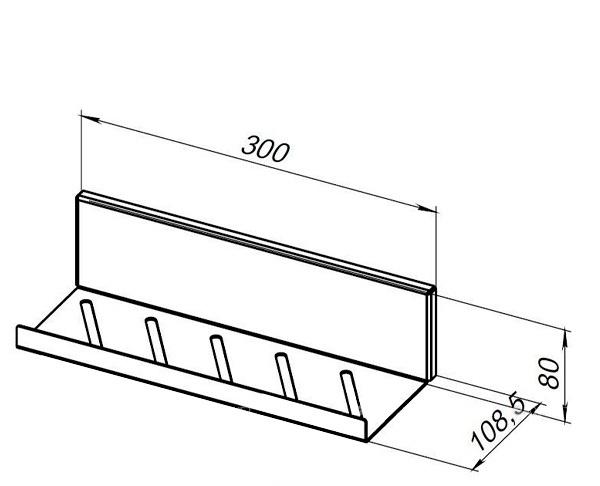 Aquanet Магнум, Полка, 00302224 / 302224