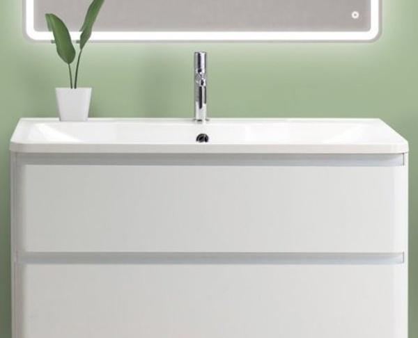 Aquanet Алвита, Тумба с раковиной, PLANE-1000-2C-SO-BL