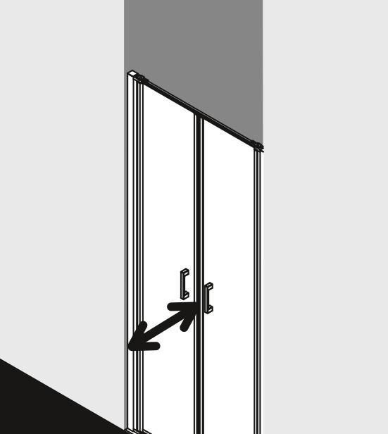 Душевая дверь - Kermi, Cada XS, 80x200 см, CKPTD08020VPK