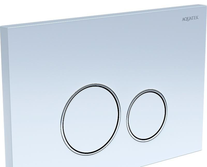 Aquatek Либра NEW, Унитаз подвесной с инсталляцией и кнопкой, SET EY AQUATEK ЛИБРА N KDI15