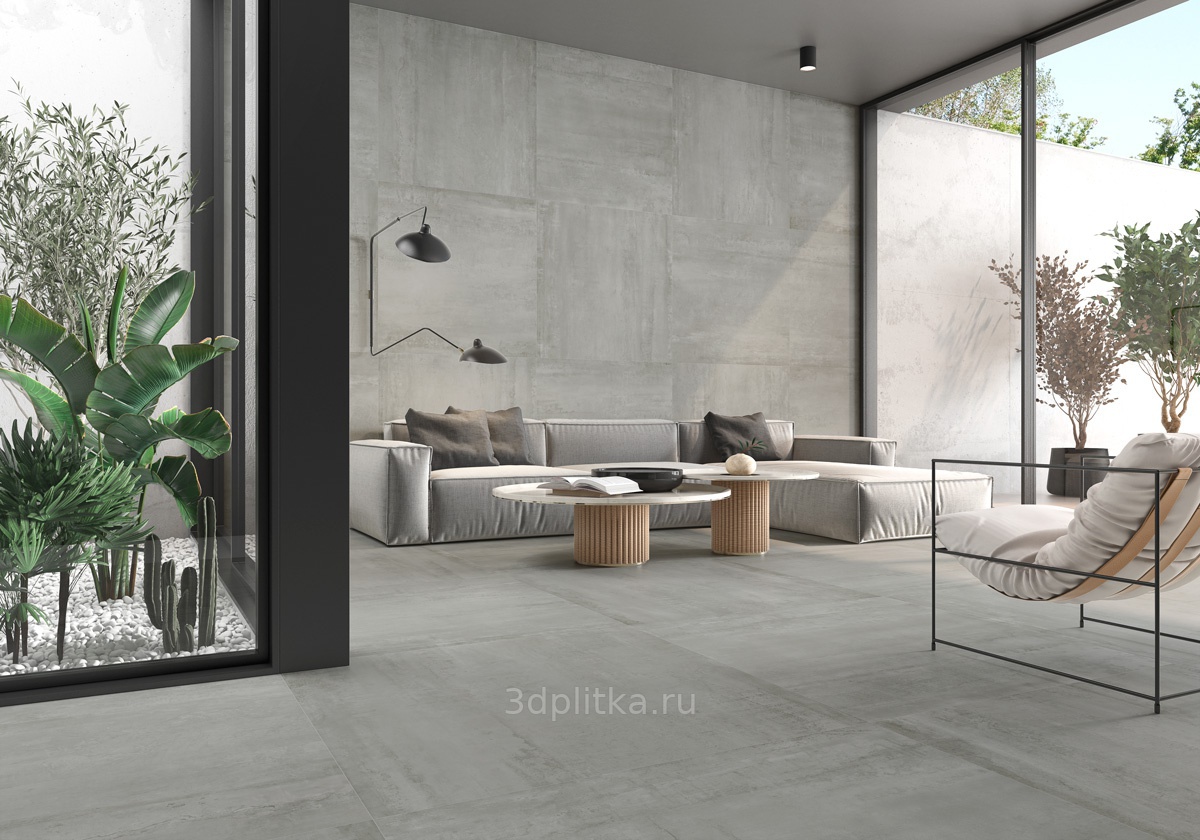 Картинка Geotiles Metal, Керамогранит, 60x60 см