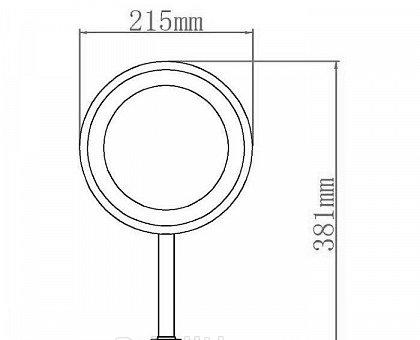 Aquanet Lvyi, Косметическое зеркало, 00204516 / 2209D