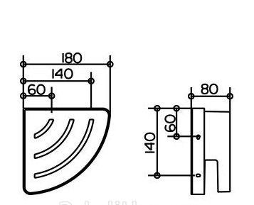 Keuco Moll, Полка, 12757 010000 / 12757010000