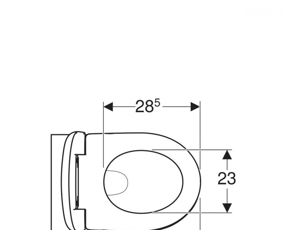 Geberit Renova, Унитаз подвесной, 500.802.00.1