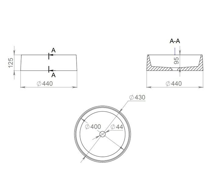 Salini Gloria, Накладная (чаша), 1102201M
