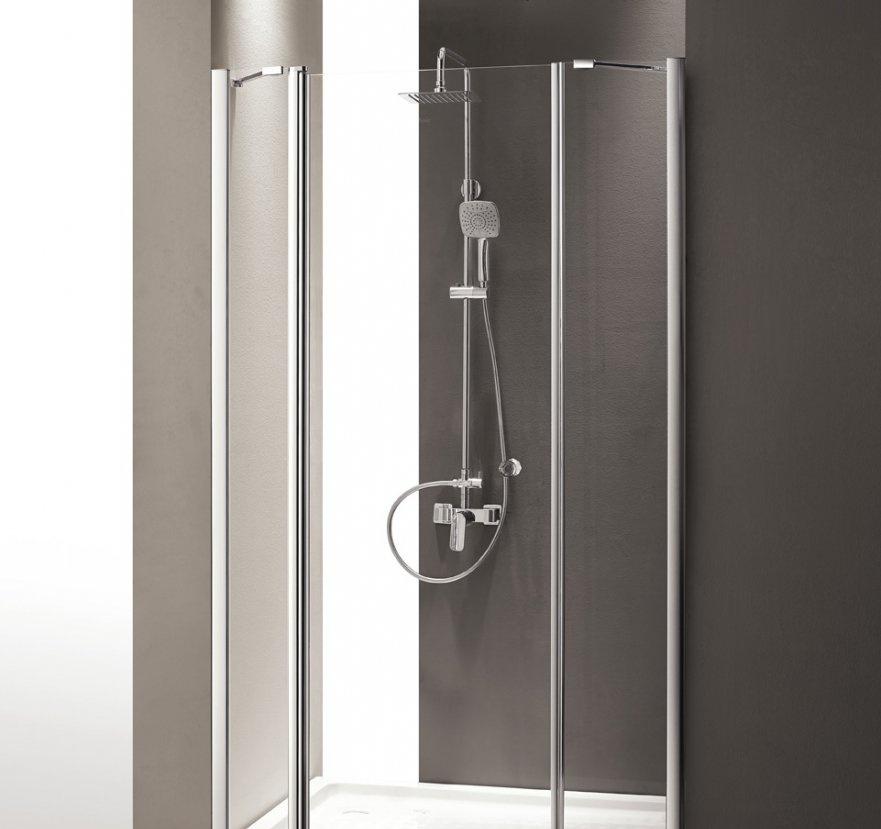 Душевая дверь - Cezares, Triumph, 160x195 см, TRIUMPH-B-13-60+60/40-C-Cr-L / TRIUMPH-D-B-13-60+60/40-C-Cr-L