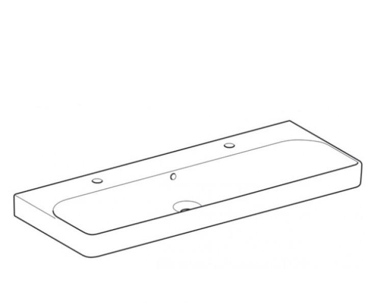 Geberit Smyle Square, Раковина, 500.253.01.1