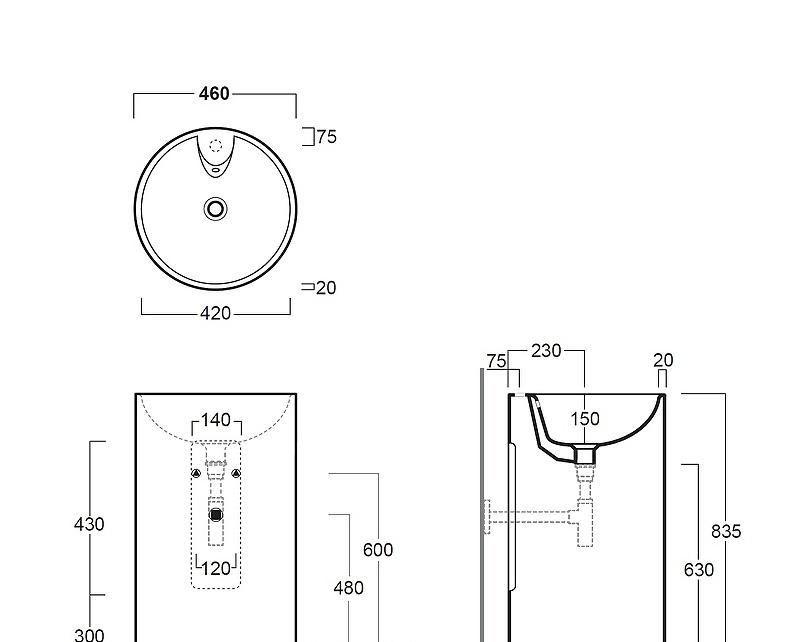 Simas Top E Lavabi D Arredo, Раковина, GTEbi*1