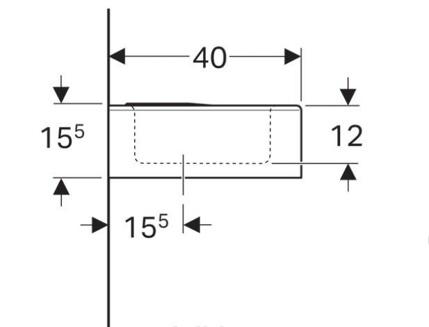 Geberit Bambini, Раковина, 326060000