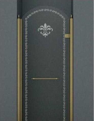 Душевая дверь - Cezares, Retro, 90x195 см, RETRO-B-1-90-CP-Br-R / RETRO-A-B-1-90-CP-Br-R