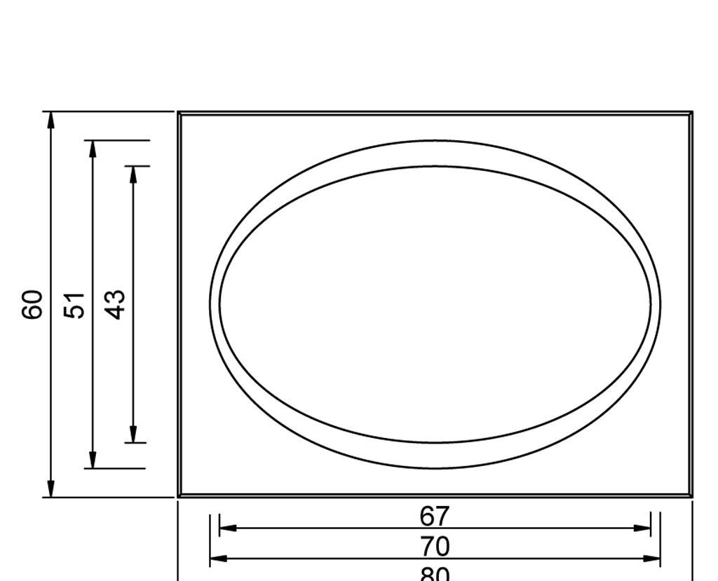 Aquanet без коллекции, Зеркало, 00180758