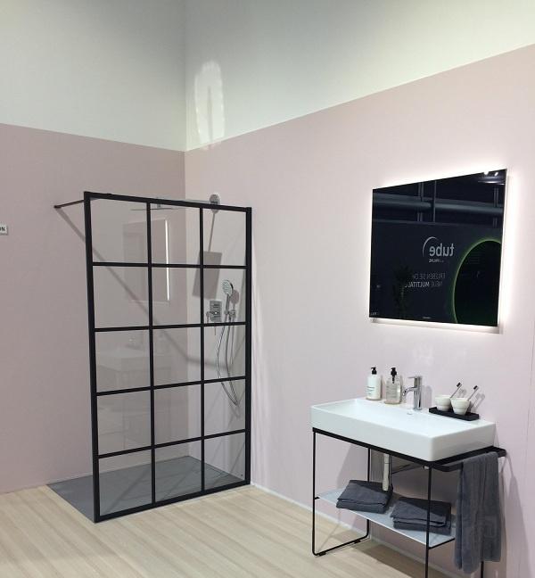 Душевая перегородка - Kermi, Walk-In Dark Edition, 120x200 см, XD WW2 12020 3PK