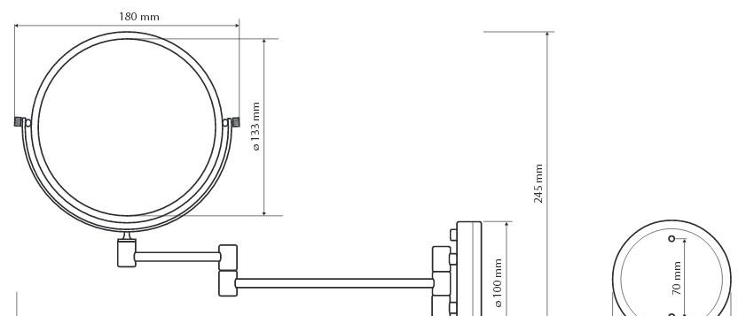 Bemeta без коллекции, Косметическое зеркало, 106101698