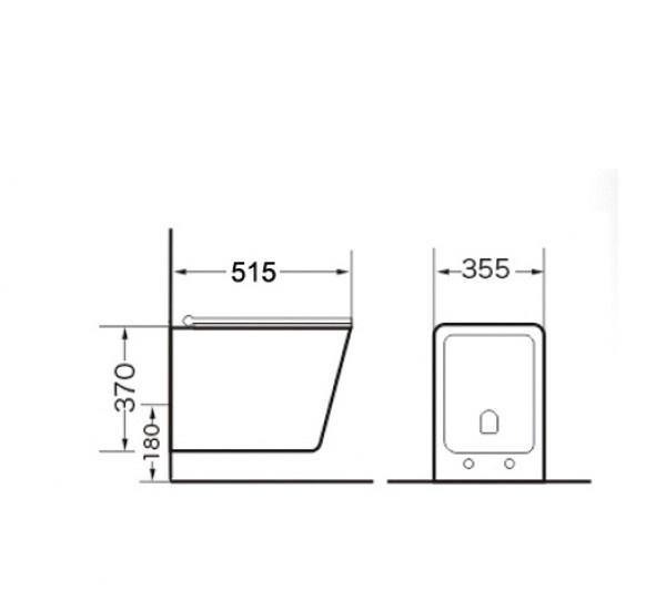 Grossman без коллекции, Унитаз подвесной, GR-4441 / GR-4441S