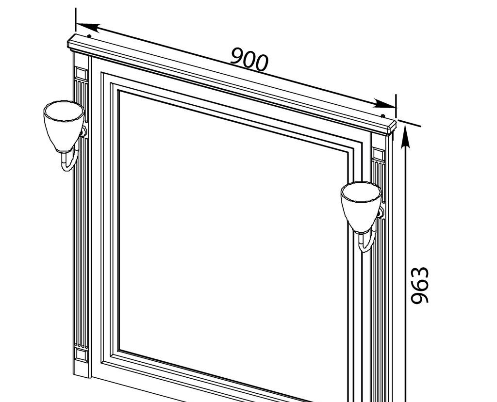 Aquanet Паола, Комплект (гарнитур), 1A2761K1MH4C0