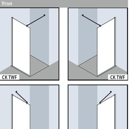 Душевая перегородка - Kermi, Cada XS, 61x200 см, CKTWF06020VPK