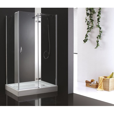 Душевой уголок - Cezares, Bergamo, 120x100x195 см, BERGAMO-W-AH-1-120/100-C-Cr-R / BERGAMO-AH-1-120/100-C-Cr-R