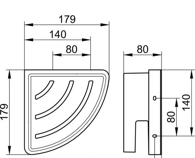 Keuco Collection Moll, Полка, 12757010001