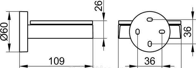 Keuco Edition 90, Мыльница, 19055 009000