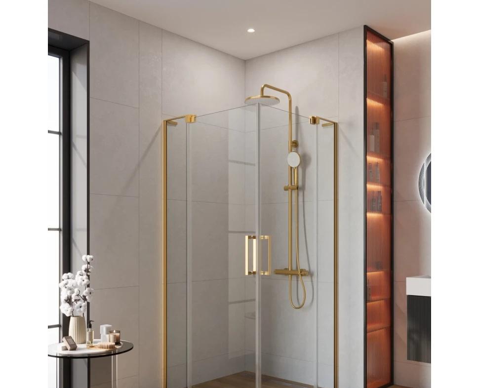 Душевой уголок - Cezares, без коллекции, 110x110x195 см, SLIDER-A-2-100/110-C-BORO