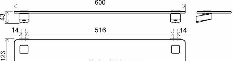 Ravak 10°, Полка, X07P567