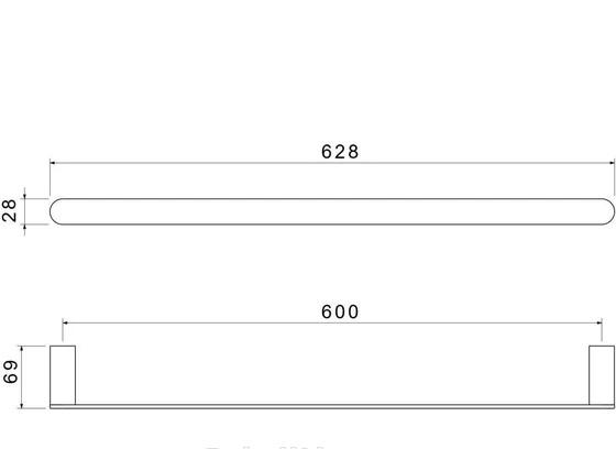 Aquatek Лира, Полотенцедержатель, AQ4414CR