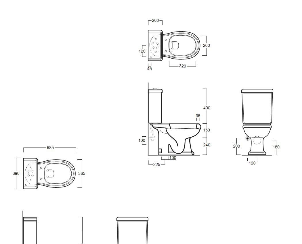 Simas Arcade, сиденья и крышки, AR007bi/oro