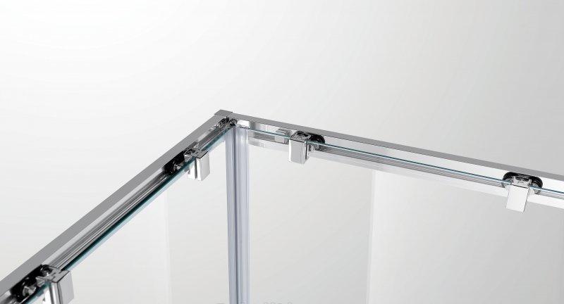 Душевой уголок - Cezares, Molveno, 80x80x190 см, MOLVENO-A-2-80-C-Cr-IV