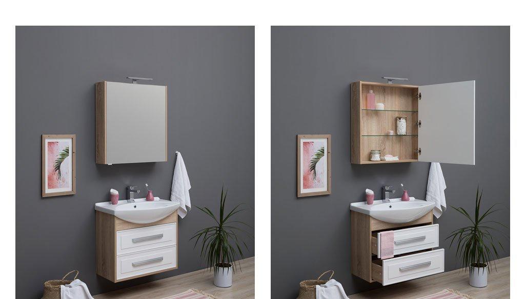 Aquanet Честер, Шкаф-зеркало, 00201727