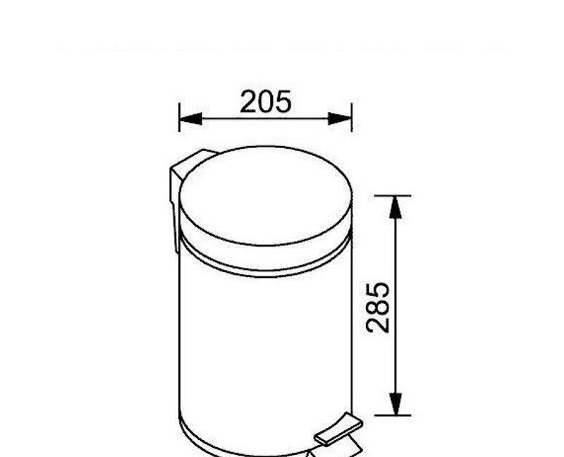 Aquanet без коллекции, Мусорное ведро, 00241920