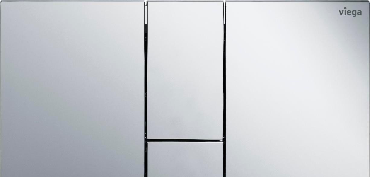 Кнопка смыва - Viega, Prevista, 0.8x22x13 см, 773267