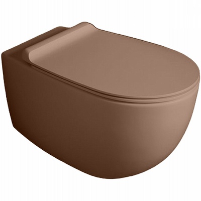 Simas Vignoni, Унитаз подвесной, VI18VERT moka  matt