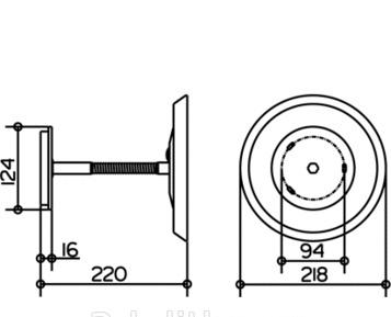 Keuco Bella Vista, Косметическое зеркало, 17605019001