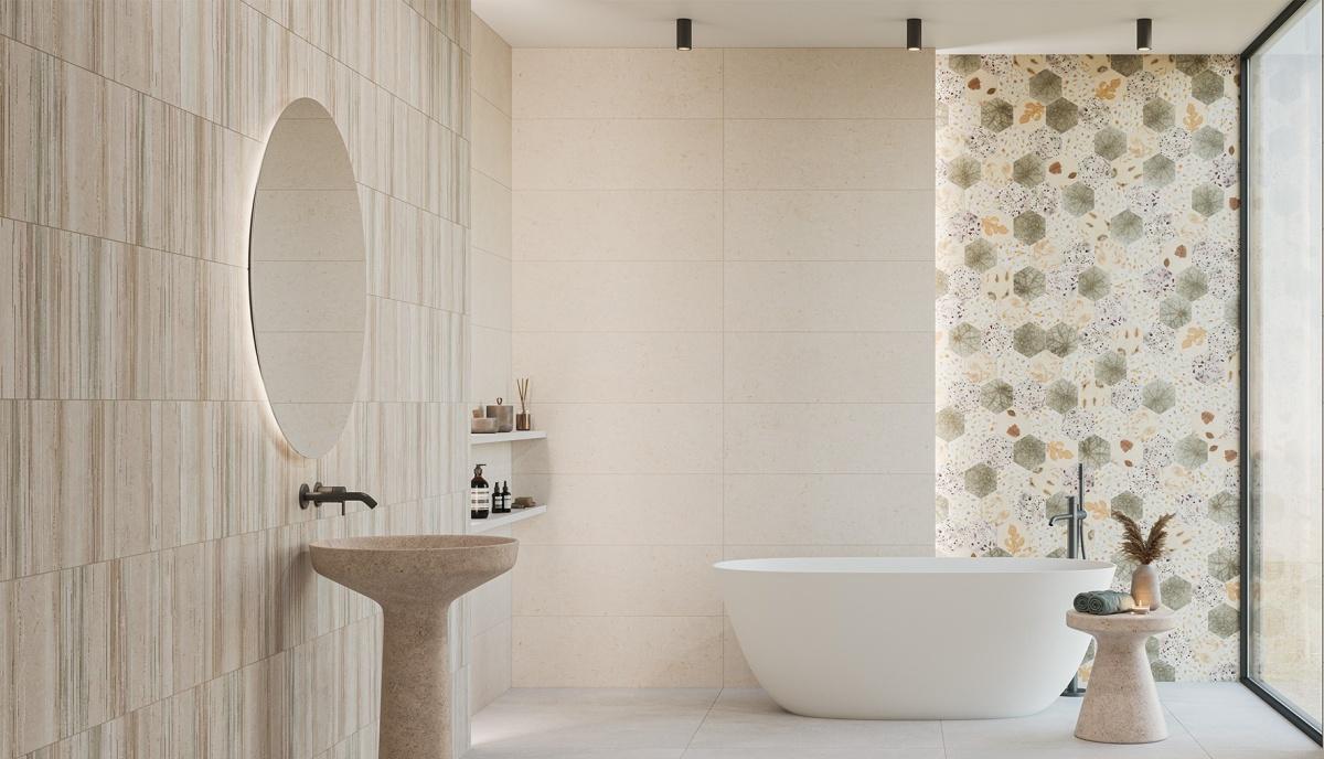 Картинка Ibero Botanical, Настенная плитка, 30x90 см