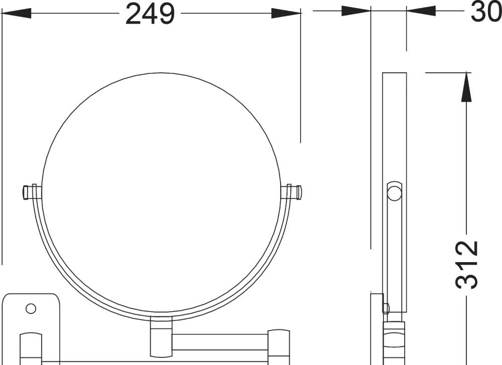 Timo Selene, Косметическое зеркало, 17076/17