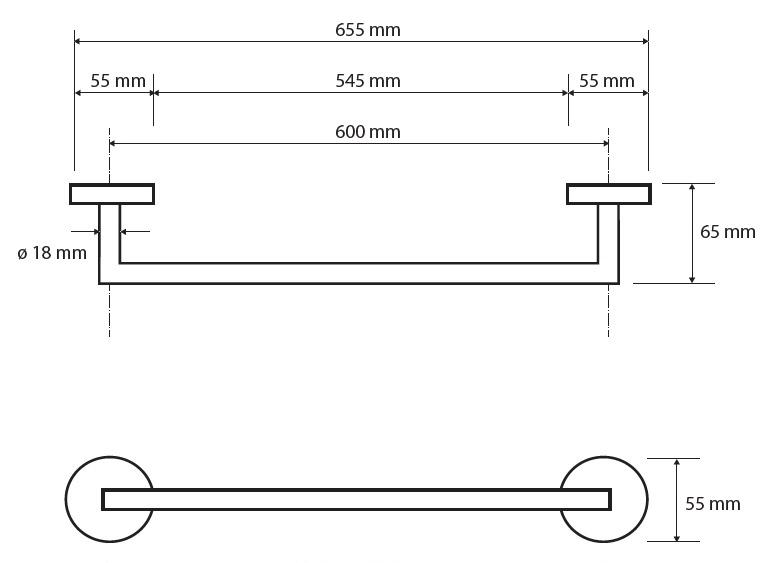 Bemeta White, Полотенцедержатель, 104204044