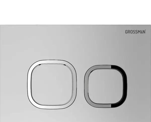 Grossman без коллекции, Унитаз подвесной с инсталляцией и кнопкой, 97.4411S.02.110