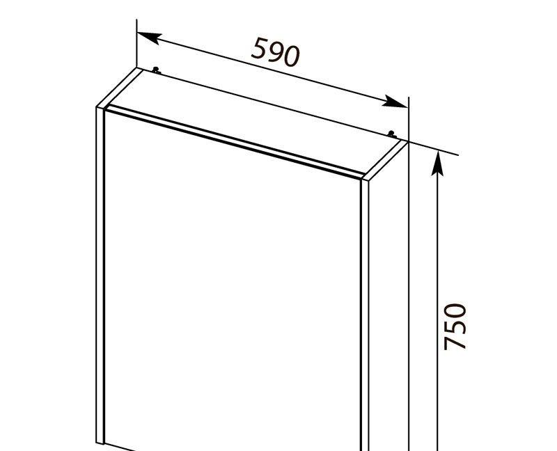 Aquanet Палермо, Комплект (гарнитур), UM-CIT60/1 / S-UM-CIT60/1-w