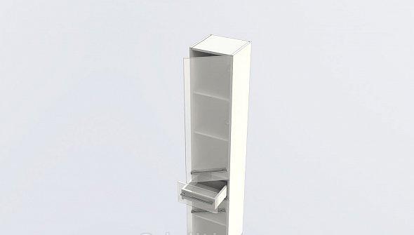 Aquanet Верона, Шкаф-пенал, 00187487