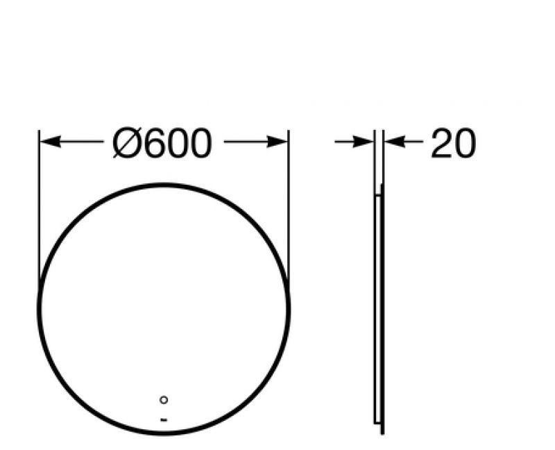 Roca Luna, Зеркало, ZRU9307557