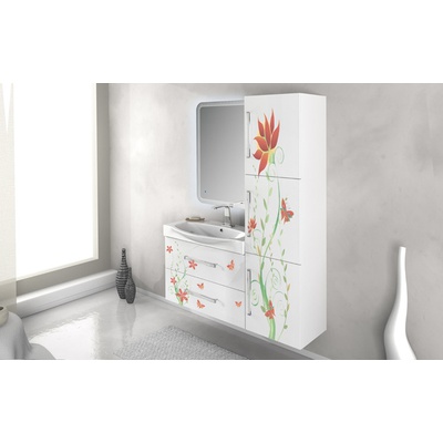 Aquanet Паллада, Шкаф-зеркало, 42177 Decorato 01