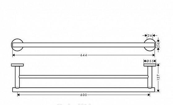 Hansgrohe Logis Universal, Полотенцедержатель, 41712000
