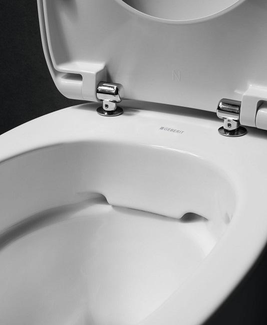 Geberit iCon, Унитаз подвесной с инсталляцией и кнопкой, 500.060.TC.I