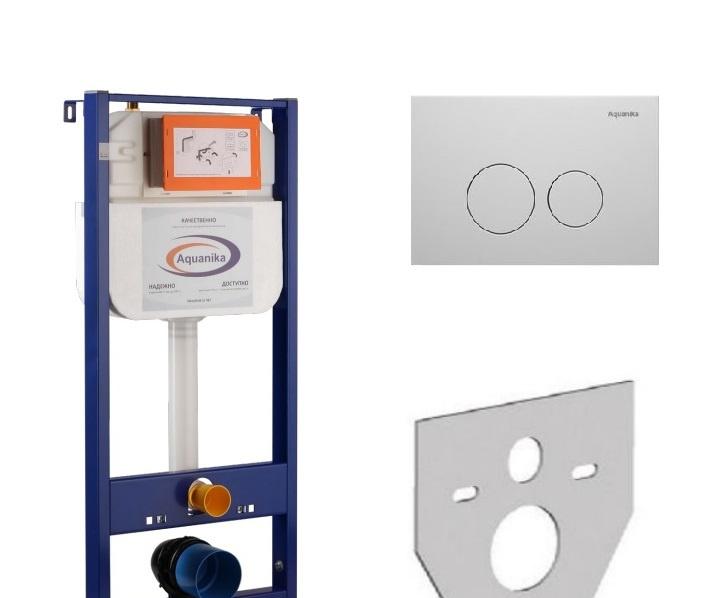 Инсталляция для унитаза - Aquanika, Basic, 12x45x113 см, 10.702.450.02.05W
